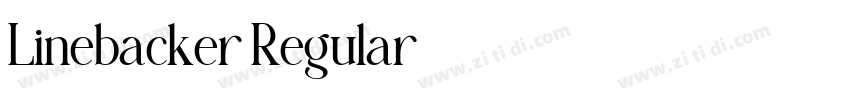 Linebacker Regular字体转换 Linebacker Regular字体转换